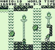 une photo d'Ã©cran de Super Mario Land sur Nintendo Game Boy